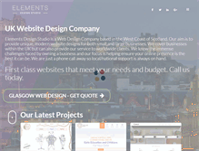 Tablet Screenshot of elementsdesignstudio.co.uk